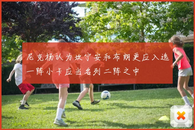 尼克杨认为坎宁安和布朗更应入选一阵小卡应当名列二阵之中